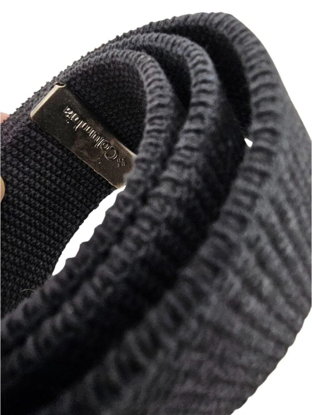 Columbia Unisex-adult Military Web Belt-Adjustable Sz S Cotton Strap Black